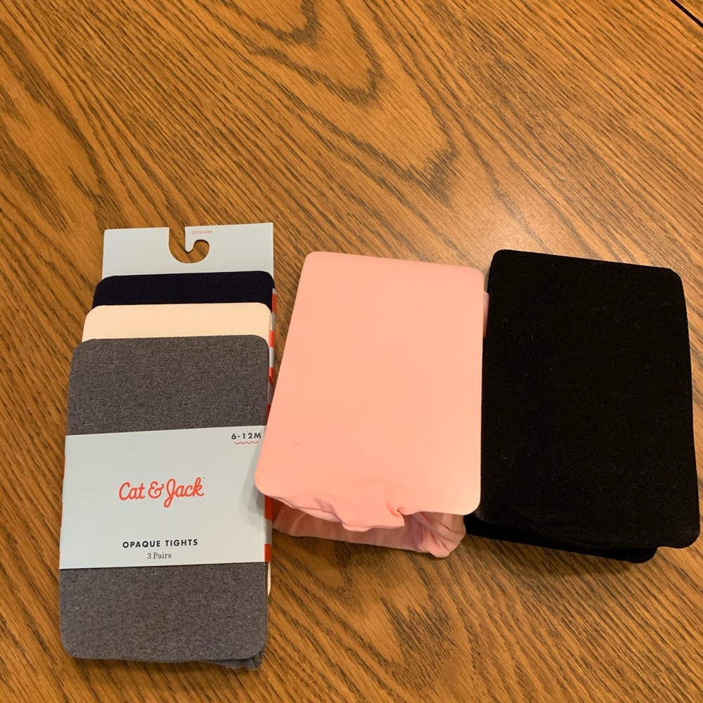 Brand new Target cat and jack 6-12 month tights